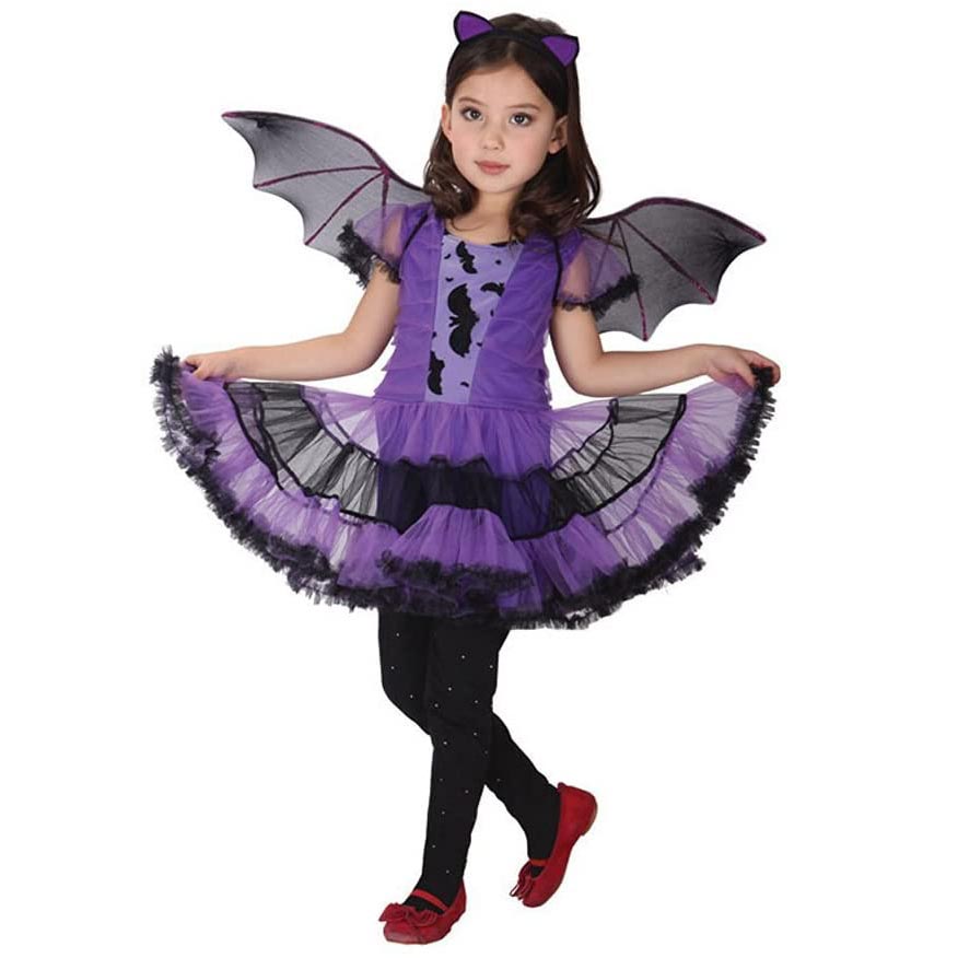 salvar arco transfusión Disfraz de murciélago para niña para Halloween - Disfraces Online